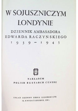 W sojuszniczym Londynie