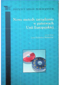 Nowe metody zarządzania w państwach Unii Europejskiej