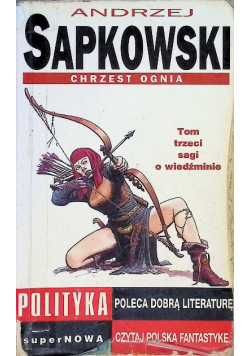 Wiedzmin Tom 3 Chrzest ognia