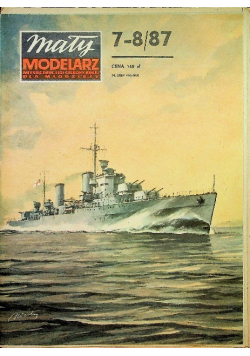 Mały modelarz Nr 7 i 8 / 87 Lekki krążownik brytyjski HMS Penelope