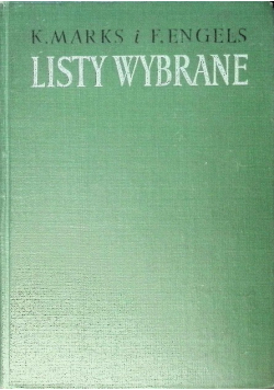 Marks Engels Listy wybrane