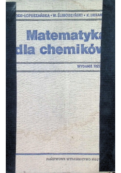 Matematyka Dla Chemików