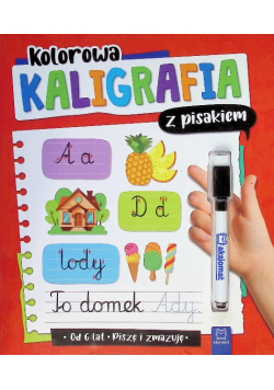 Kolorowa Kaligrafia z pisakiem oiszę i zmazuję