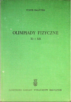 Olimpiady fizyczne XI i XII