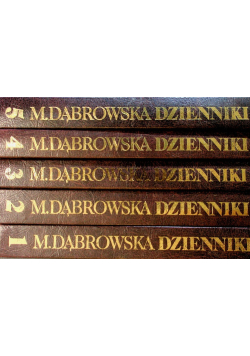 Dzienniki Dąbrowskiej Tom 1 do 5