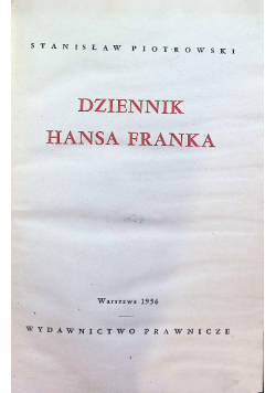 Dziennik Hansa Franka