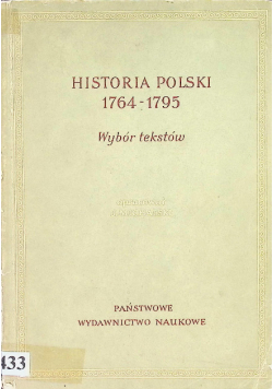 Historia Polski 1764 - 1795