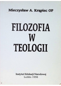 Filozofia  w Teologii