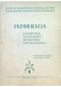 Informacja Radiestezja Geotronika Biotronika