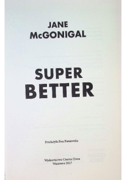 Super Better Życie to gra naucz się wygrywać