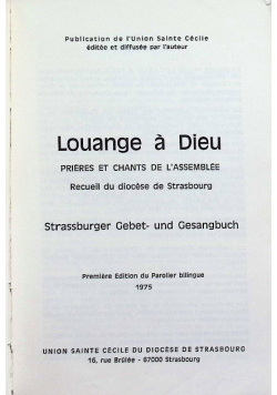 Louange a dieu