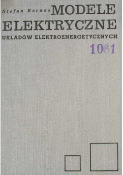 Modele elektryczne układów elektroenergetycznych