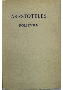 Arystoteles Polityka