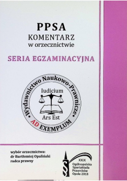 PPSA Komentarz W orzecznictwie seria egzaminacyjna