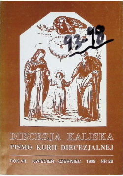 Diecezja kaliska pismo kurii diecezjalnej Nr 28 / 99