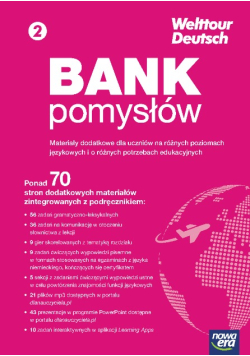Welttour Deutsch 2 Bank pomysłów dla nauczyciela