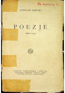 Dębicki Poezje 1924 r.