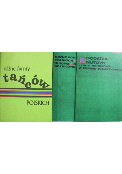 Różne formy tańców polskich / Dodatek nutowy / Wkładka nutowa