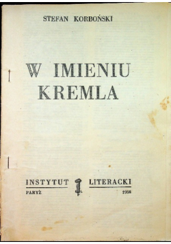 W imieniu Kremla