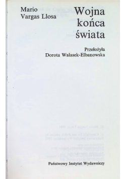 Wojna końca świata