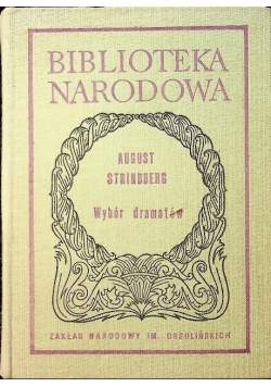 Strindberg Wybór dramatów