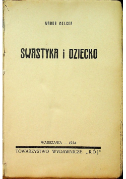 Swastyka i dziecko 1934 r.