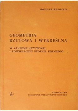 Geometria rzutowa i wykreślna