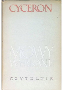 Cyceron Mowy wybrane