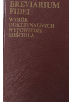 Breviarium fidei Wybór doktrynalnych