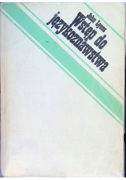 Wstęp do językoznawstwa