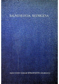 Balneologia kliniczna