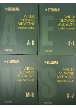 Wielki słownik medyczny angielsko-polski Tom 1 do 4