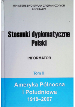 Stosunki dyplomatyczne Polski tom II