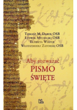 Aby rozważać Pismo Święte