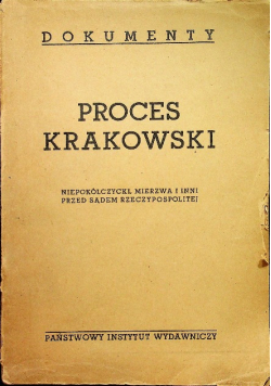 Proces Krakowski 1948 r.