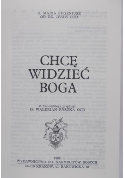 Chcę widzieć Boga
