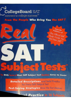 Real SAT Subject Tests