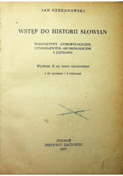 Wstęp do historii Słowian