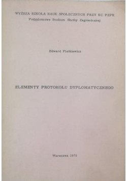 Elementy protokołu dyplomatycznego