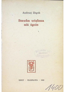 Stawka większa niż życie