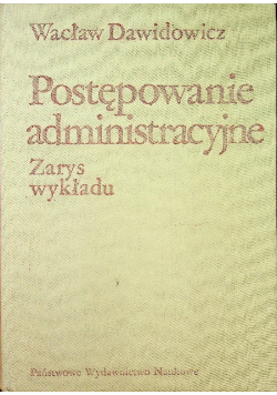 Postępowanie administracyjne