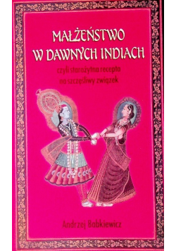 Małżeństwo w dawnych Indiach