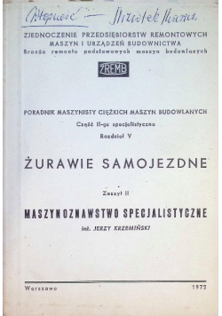Żurawie samojezdne Zeszyt II