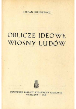 Oblicze ideowe Wiosny Ludów.