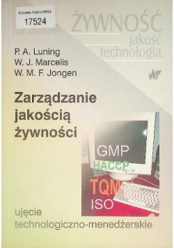 Zarządzanie jakością żywności
