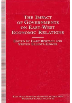 The Impact of Governments on East West Economic Relations