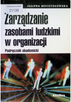 Zarządzanie zasobami ludzkimi w organizacji