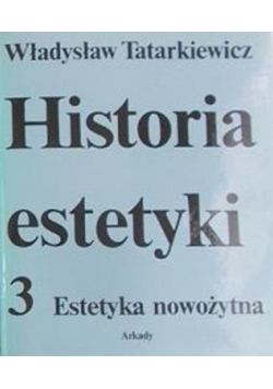 Historia estetyki estetyka nowożytna