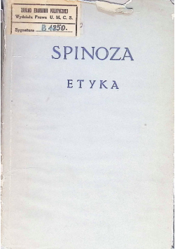 Spinoza Etyka