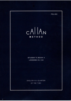 Callan Method Students Book 4 Lessons 93 124